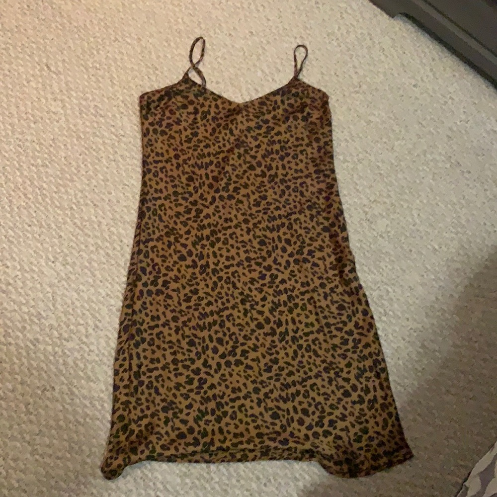 Cheetah print dress